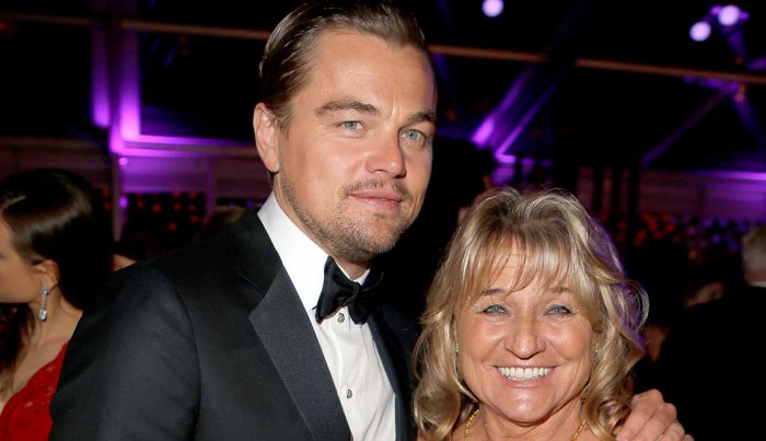 Dicaprio and his mom